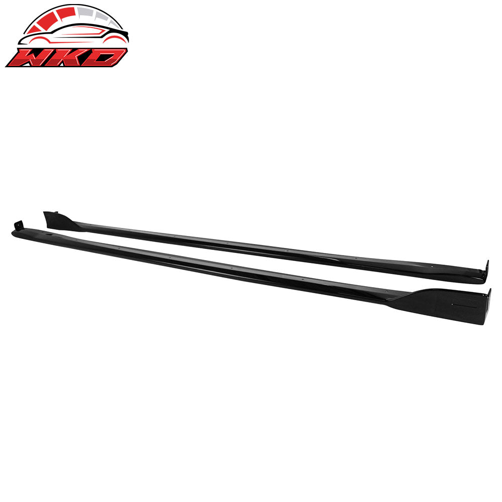 Fits 19-25 Toyota Corolla E210 Hatchback T Style Gloss Black Side Skirts Rocker