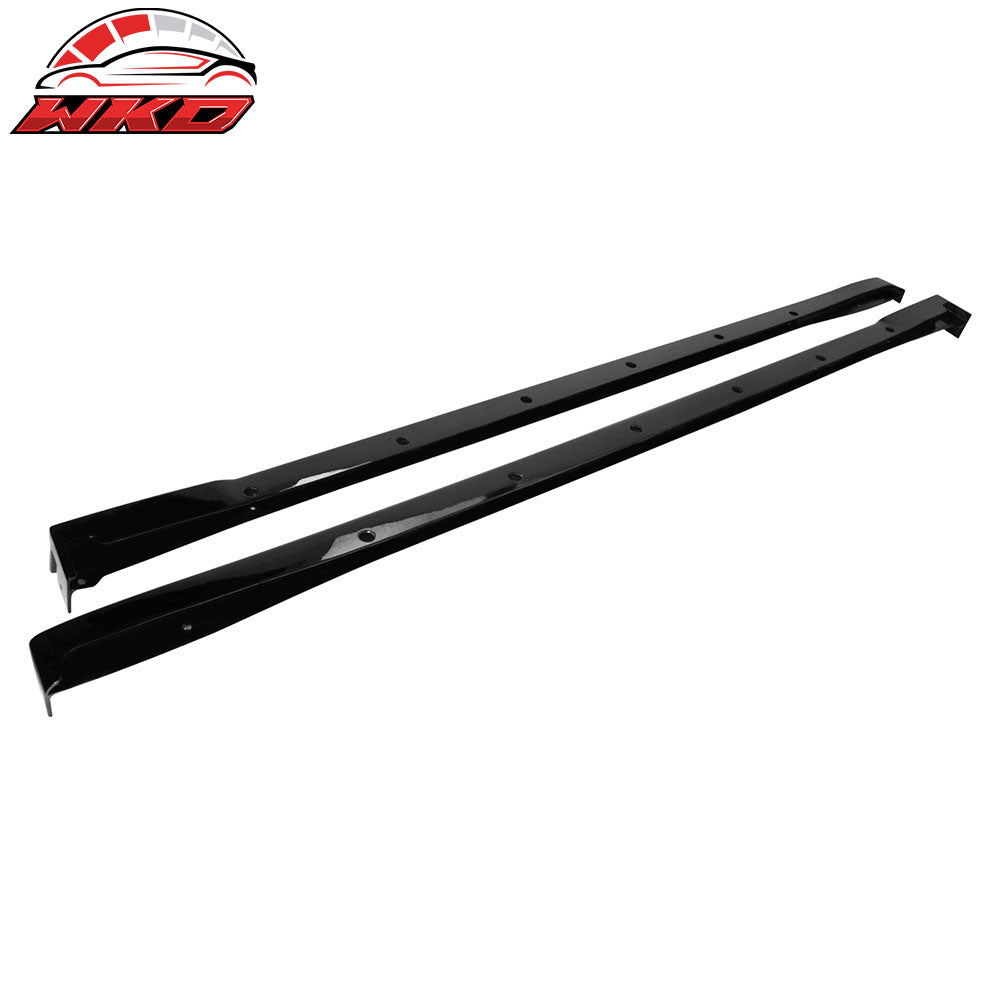 Fits 19-25 Toyota Corolla E210 Hatchback T Style Gloss Black Side Skirts Rocker