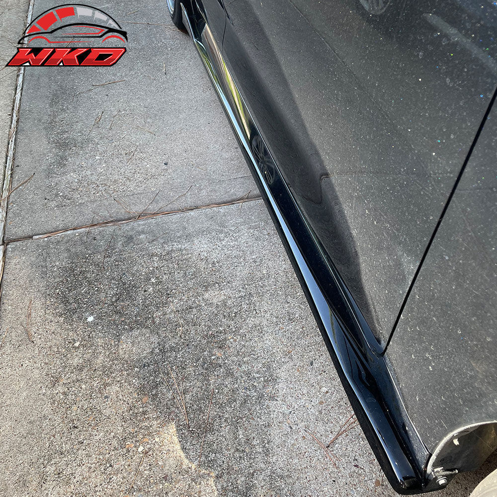 Fits 19-25 Toyota Corolla E210 Hatchback T Style Gloss Black Side Skirts Rocker