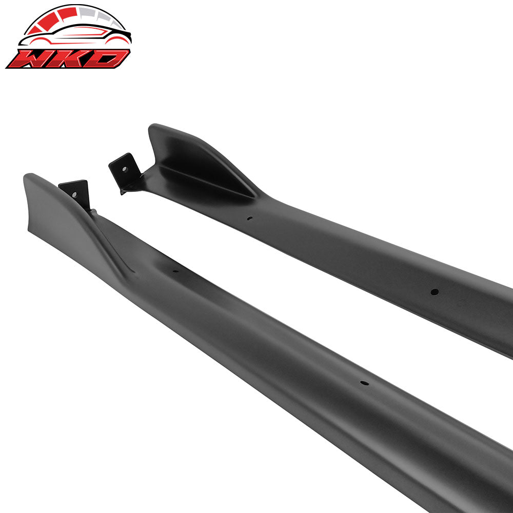 Fits 19-25 Toyota Corolla E210 Hatchback T Style Matte Black Side Skirts Rocker