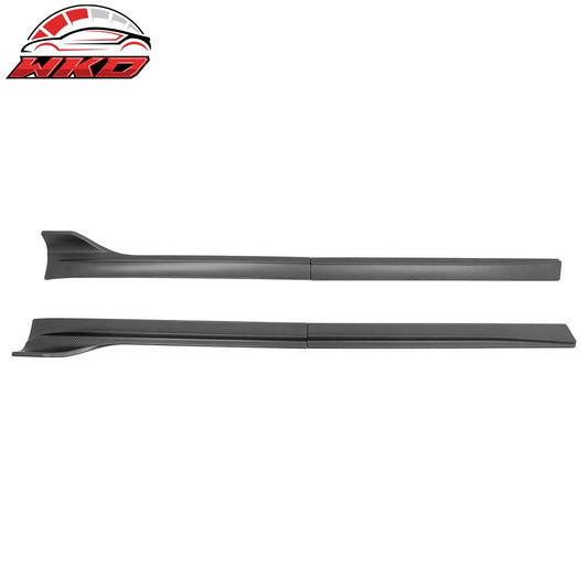 2020-2025 Tesla Model Y V3 Style Side Skirts Panel Matte Carbon Fiber Print ABS | Wholesale