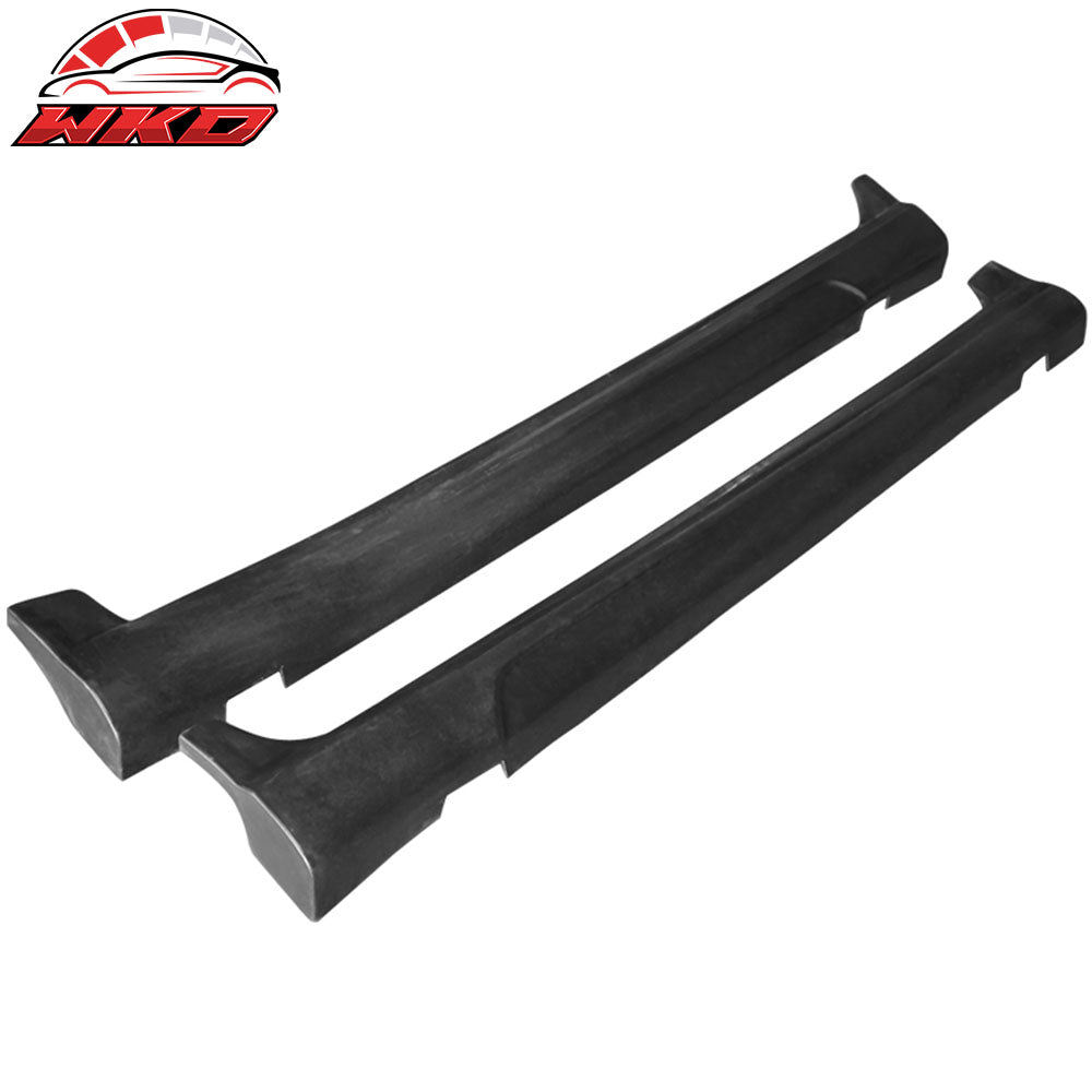 Fits 03-07 Scion xB Wagon K-Style Side Skirts Extension Rocker Panel Pair PU