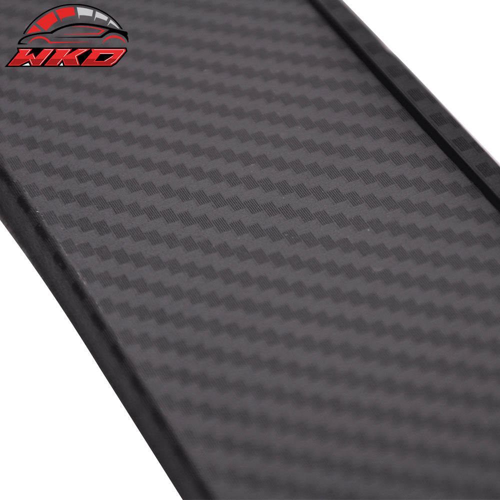 78"x3" Universal Side Skirt Extension Flat Bottom Line Lip Rocker Panel Set