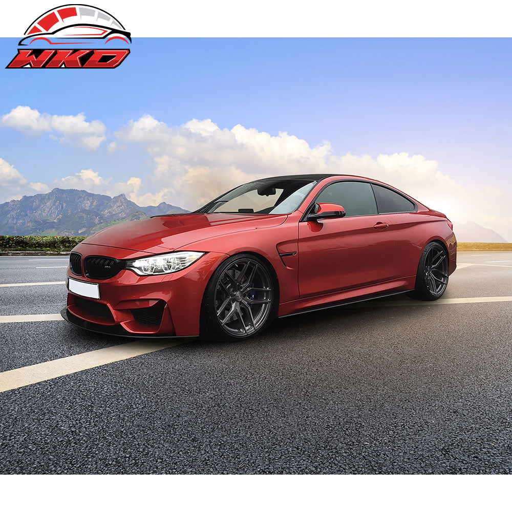 80 x 5 Curve Designed Side Skirt Extensions Flat Bottom Line