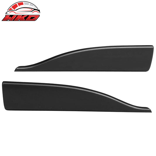 Universal V2 Style Endcaps Add On For Side Skirt Extensions PP Rocker Panel Pair | Wholesale