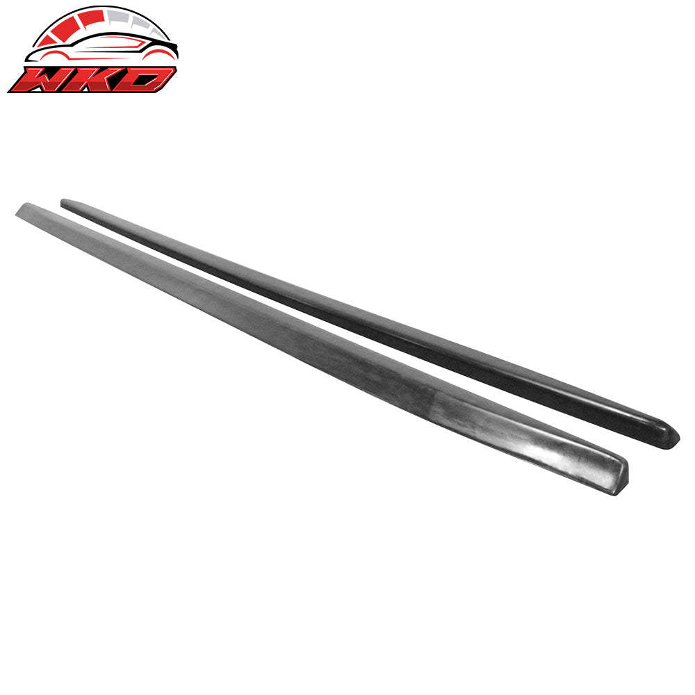 2006-10 Audi S8 D3 MX Side Skirts Extension Bottom Line Rocker Panel Black PU | Wholesale