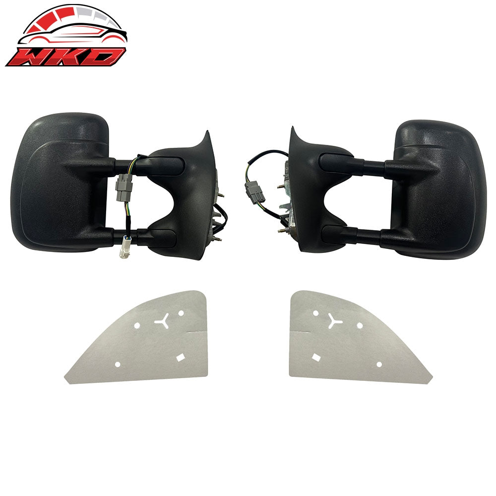 99-07 Ford F250/F350 Super Duty Side Towing Mirrors Power w/ Dual Swing | Wholesale