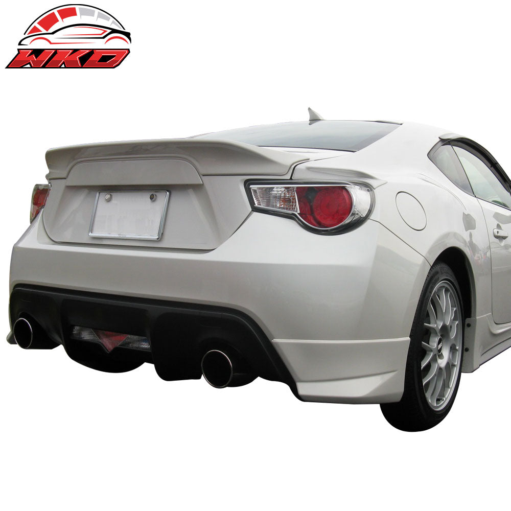 Fits 13-20 Scion FRS/Subaru BRZ/Toyota 86 TRD Style Side+Trunk Spoiler Unpainted