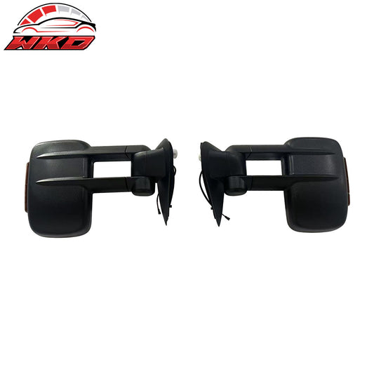 For 97-04 Ford F-150 F-250 LD Side View Towing Mirrors Manual w/ LED Turn Signal | Wholesale