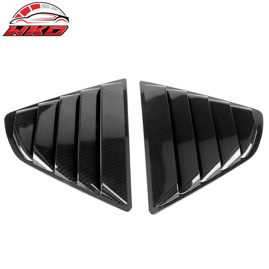 18-24 Toyota Camry 2PCS Side Window Louvers Scoop Carbon Fiber Hydro Dip | Wholesale
