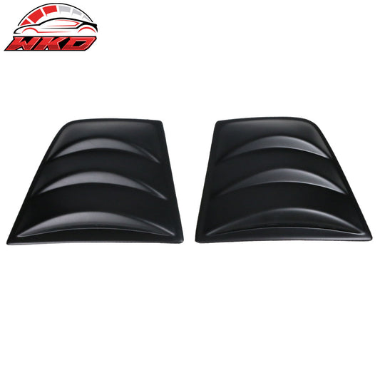 11-23 Dodge Charger V3 Style 2PCS Side Window Scoop Louvers PP Matte Black | Wholesale