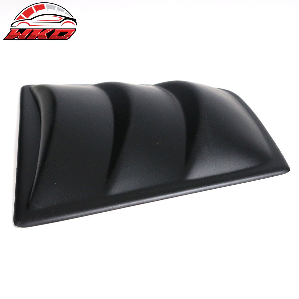 Fits 11-23 Dodge Charger V3 Style 2PCS Side Window Scoop Louvers PP Matte Black