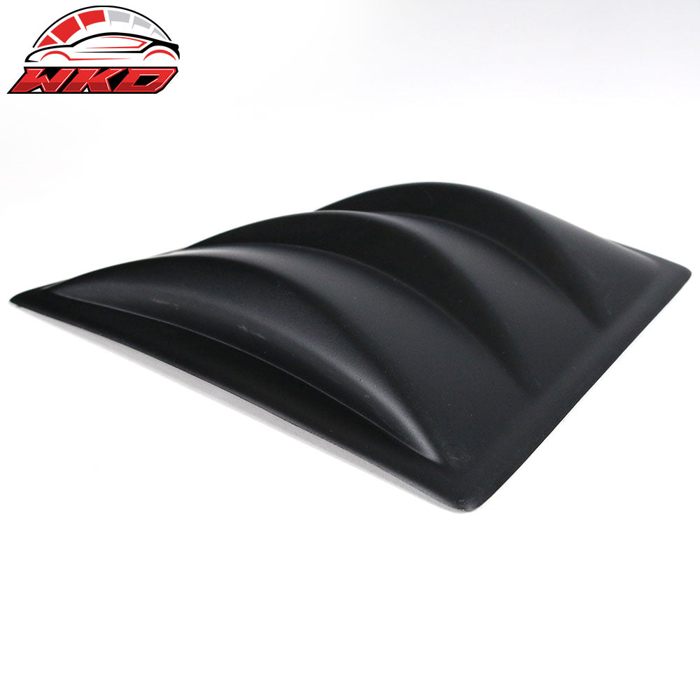 Fits 11-23 Dodge Charger V3 Style 2PCS Side Window Scoop Louvers PP Matte Black