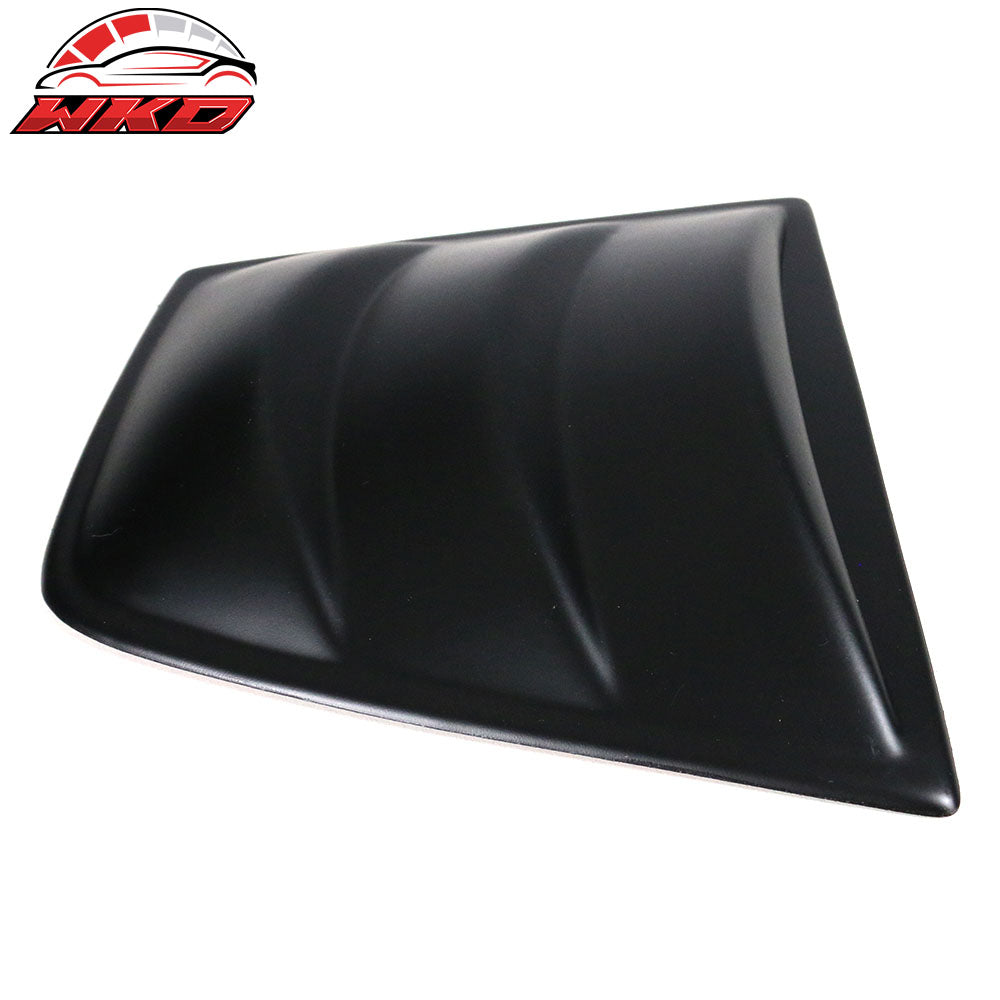 Fits 11-23 Dodge Charger V3 Style 2PCS Side Window Scoop Louvers PP Matte Black