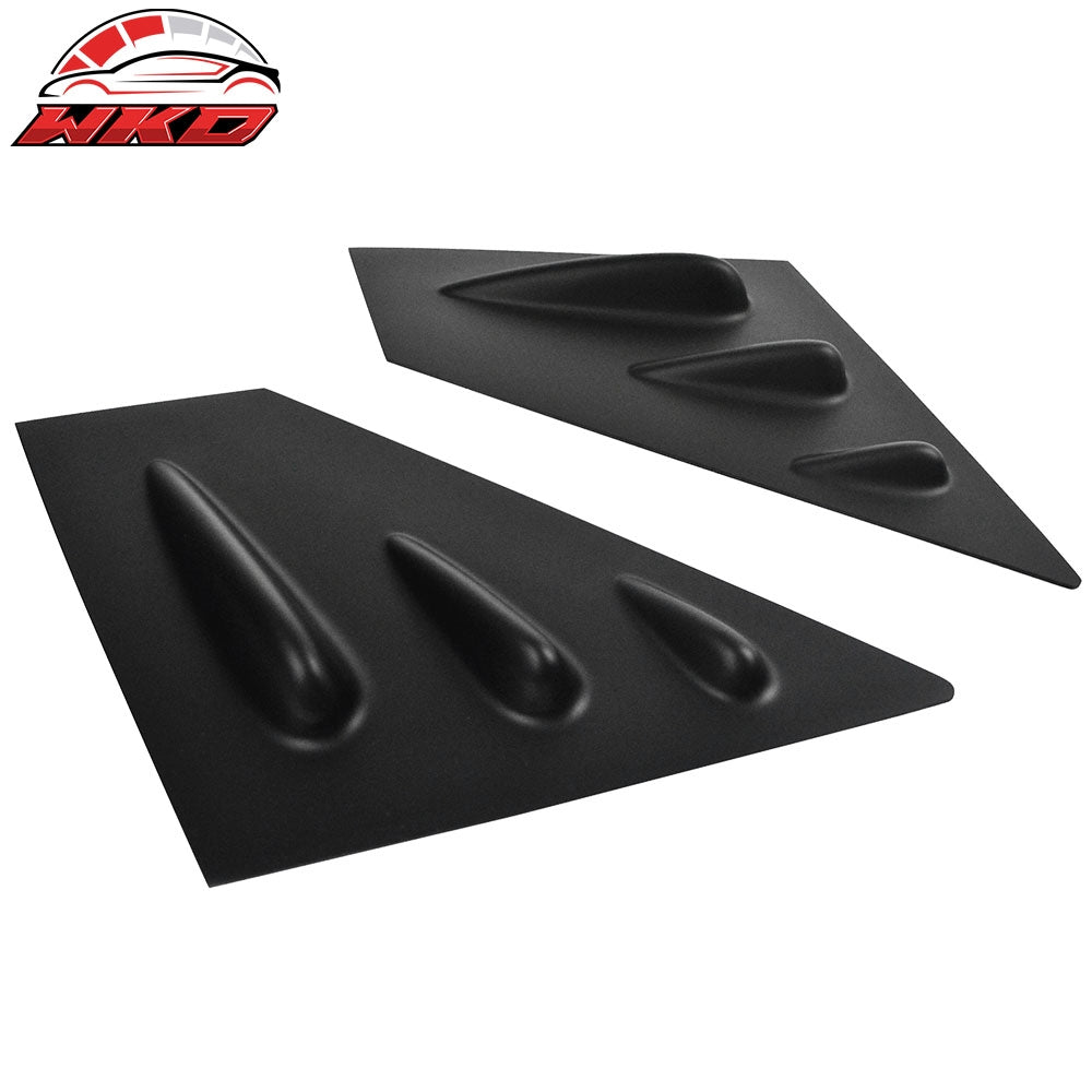 Fits 15-21 Subaru WRX & STI 2PCS Side Window Louvers Sun Shade Unpainted ABS