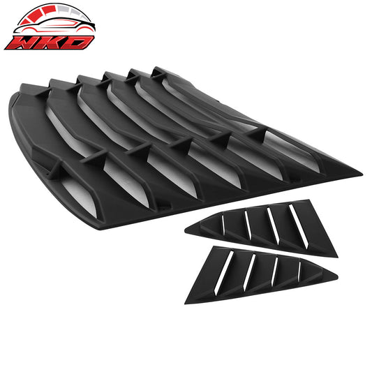 2016-24 Chevy Camaro IKON Style Rear Window Louver + 2PCS Side Window Louvers | Wholesale