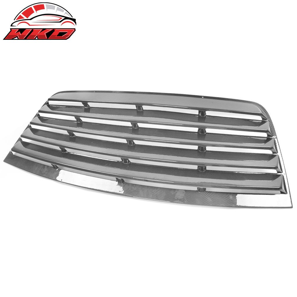 Fits 08-23 Dodge Challenger IKON XE Style Rear Side Window Louver Vent Scoops