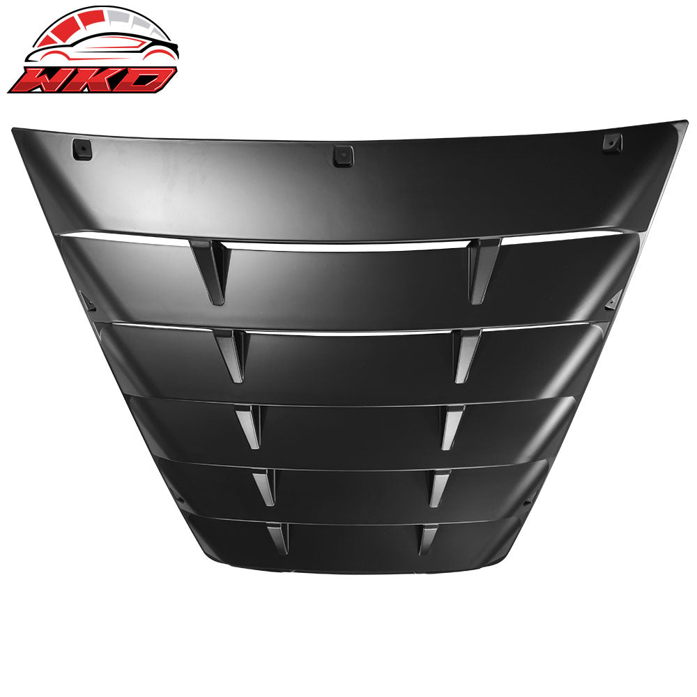 Fits 14-19 Chevrolet Corvette C7 Classic Side + Rear Window Louvers Matte Black