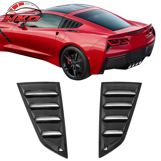 Wholesale 14-19 Chevrolet Corvette C7 Coupe V2 Style Side Window Louver Scoop PC 2PCS