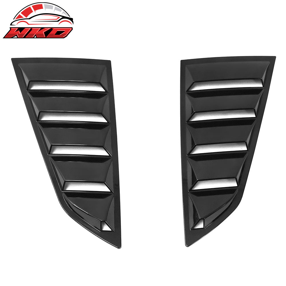 Fits 14-19 Chevrolet Corvette C7 Coupe V2 Style Side Window Louver Scoop PC 2PCS