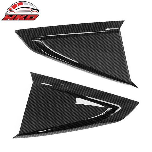 Wholesale 24-26 Ford Mustang Coupe V Style Side Window Louvers ABS Carbon Fiber Print