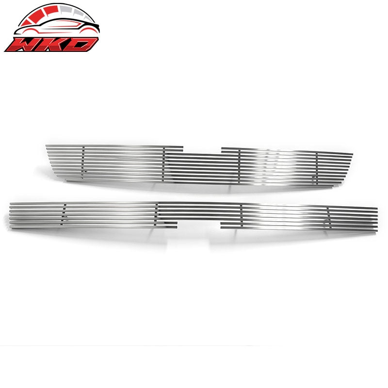 For 2005-2007 Silverado 1500 2500 HD 3500 Chrome Billet Style Front Upper Grille
