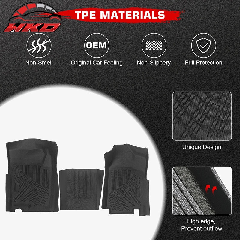 Fits 88-00 Silverado 1500 C2500 C3500 Extended Cab Anti-Slip Floor Mats Carpets