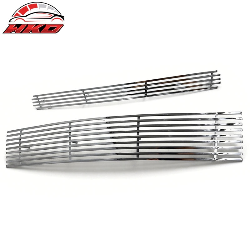 Fits 07-09 Silverado 2500 3500 HD Chrome Billet Front Grille Stainless Steel