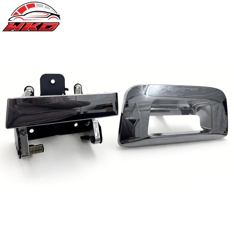 Fits 07-14 Silverado Sierra 1500 2500 3500 HD Black Tailgate Door Handle Cover