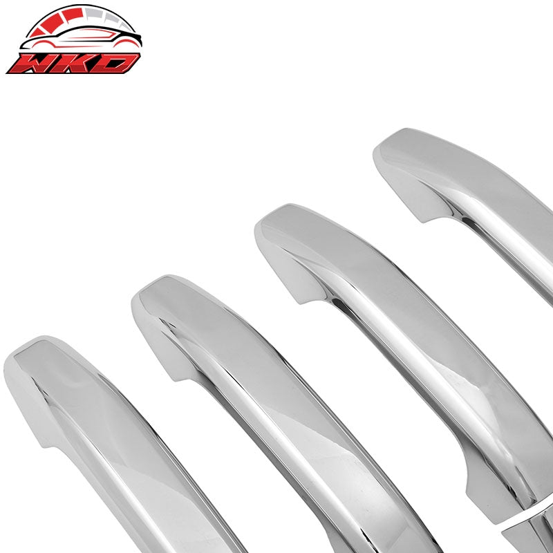 Fits 14-19 Silverado Sierra 1500 2500 3500 HD Door Handle Cover 1-Keyhole Chrome