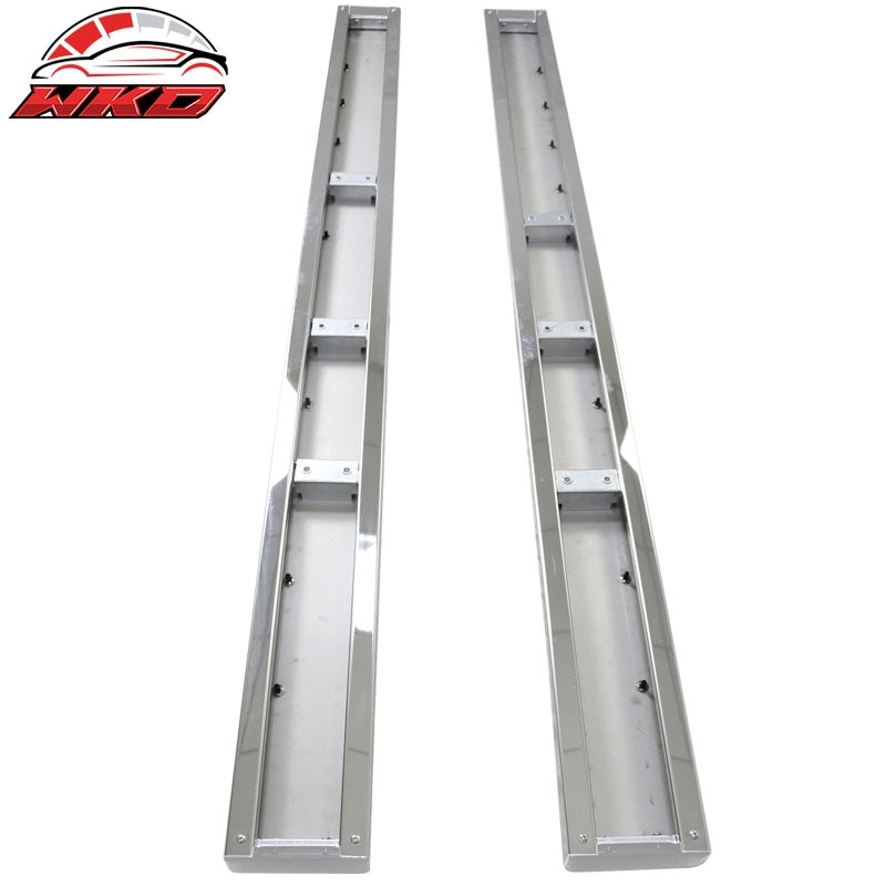 Fit 19-22 Silverado/Sierra Crew OE Style 6in SS Side Step Nerf Bar Running Board