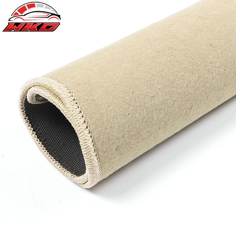 Fits 07-13 Silverado Sierra Crew Cab Tahoe Floor Mats Nylon Beige Carpets 4PC