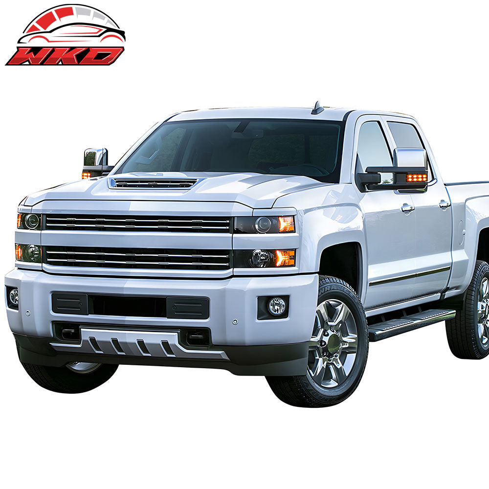 Fits 15-18 Chevy Silverado 2500 2500HD 3500 3500HD Chrome Front Skid Plate