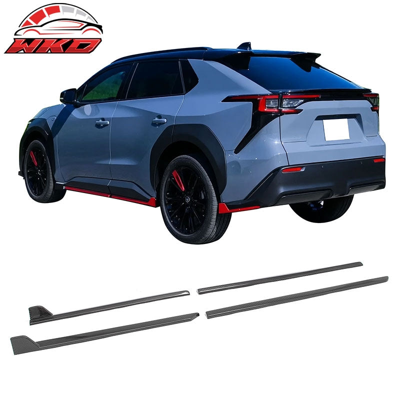 Wholesale 23-26 Solterra ST Style Side Skirt Extension Molding ABS Carbon Fiber Print