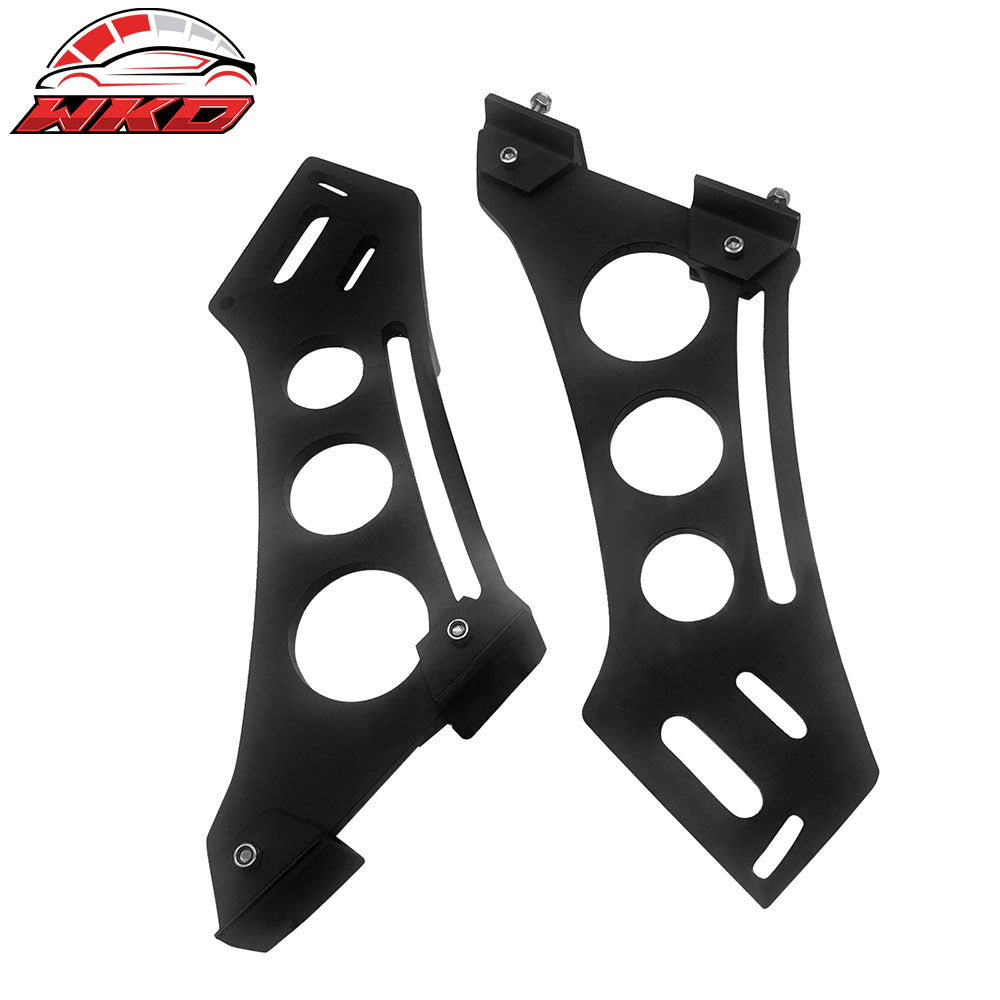2PCS Spoiler Leg Brackets Racing Car Rear Trunk Side Plate V5 Style | Wholesale
