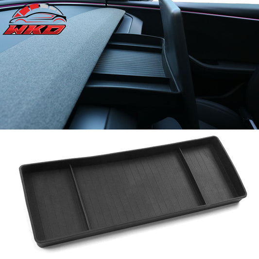 Fits 24-25 Tesla 3 Highland/25 Y Storage Box Dashboard Hidden Organizer Tray