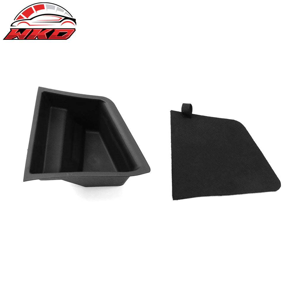 Fits 20-23 Tesla Model 3 Cargo Side Storage Organizer Bins Pocket Box W/ Cover