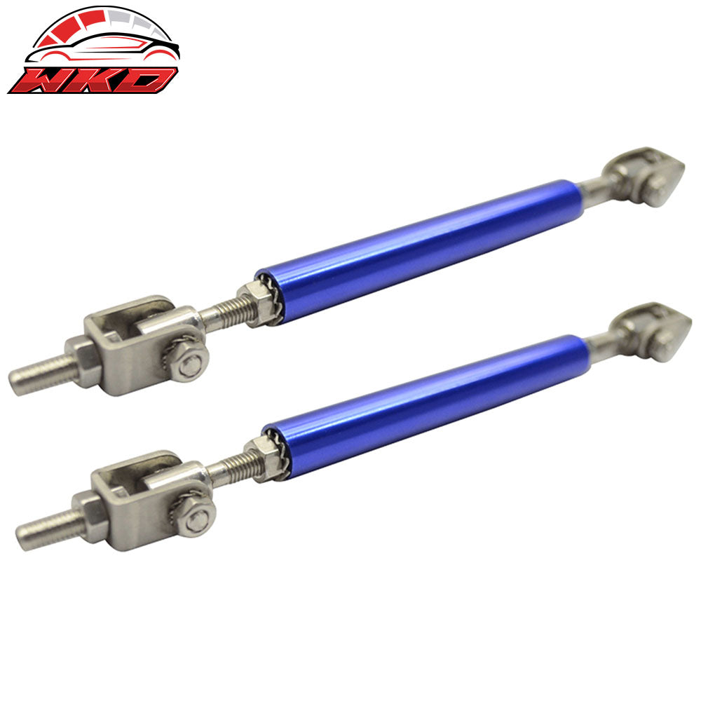 5.5ā€?8ā€?Adjustable Front Bumper Lip Spoiler Splitter Strut Rod Support Bars