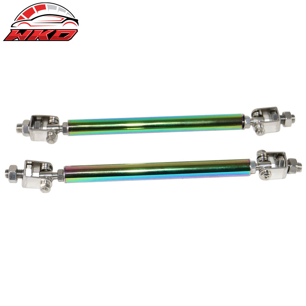 Wholesale NEO Adjustable 2PCS Front Bumper Lip Spoiler Splitter Strut Rods Support 8-10.6"