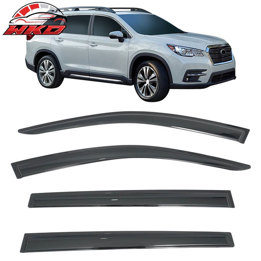 Wholesale 19-26 Subaru Ascent 4PCS Window Visors Smoke Acrylic Rain Wind Deflectors - Wikond Auto