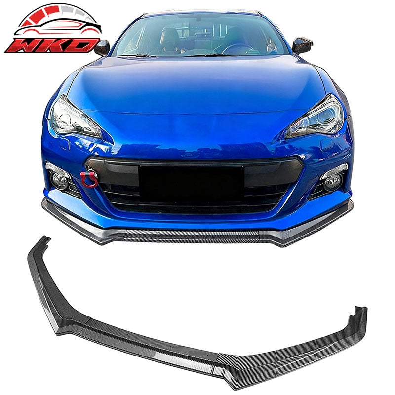 Wholesale 13-16 Subaru BRZ CS Style Front Bumper Lip Chin Splitter Carbon Fiber Print - Wikond Auto