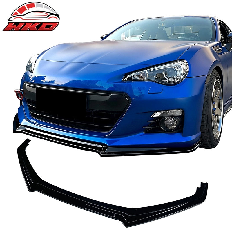 Wholesale 13-16 Subaru BRZ CS Style Front Bumper Lip Chin Splitter PP Gloss Black - Wikond Auto