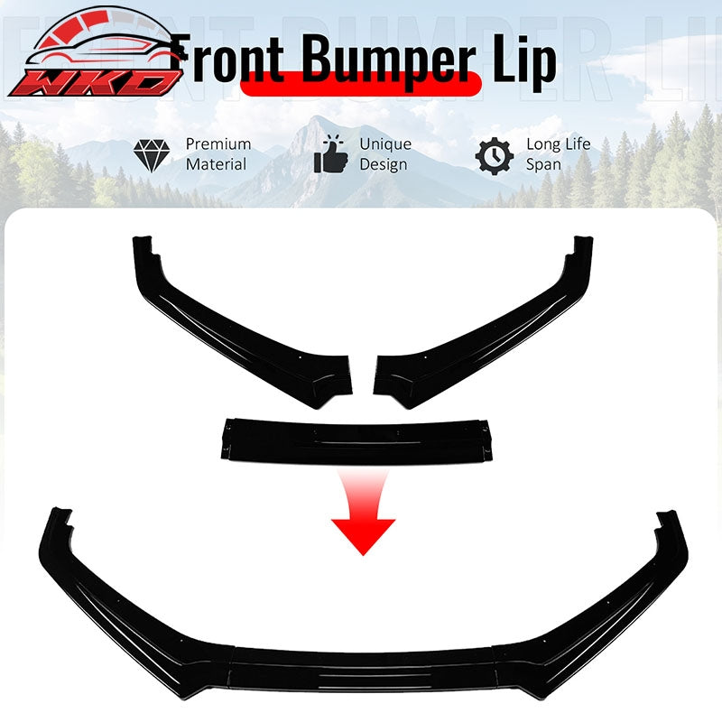 Wholesale 13-16 Subaru BRZ CS Style Front Bumper Lip Chin Splitter PP Gloss Black - Wikond Auto
