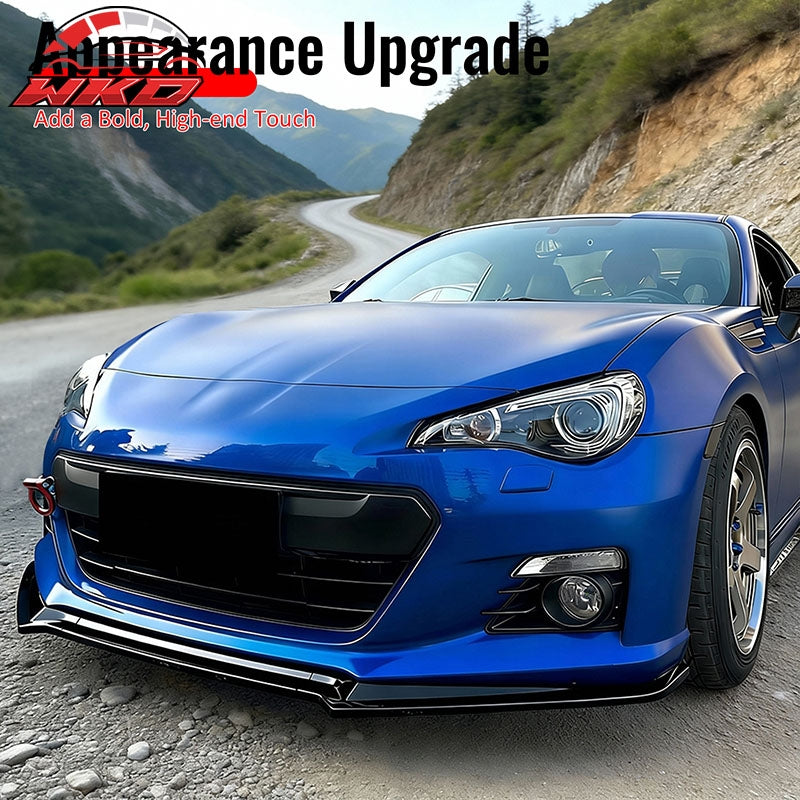 Wholesale 13-16 Subaru BRZ CS Style Front Bumper Lip Chin Splitter PP Gloss Black - Wikond Auto