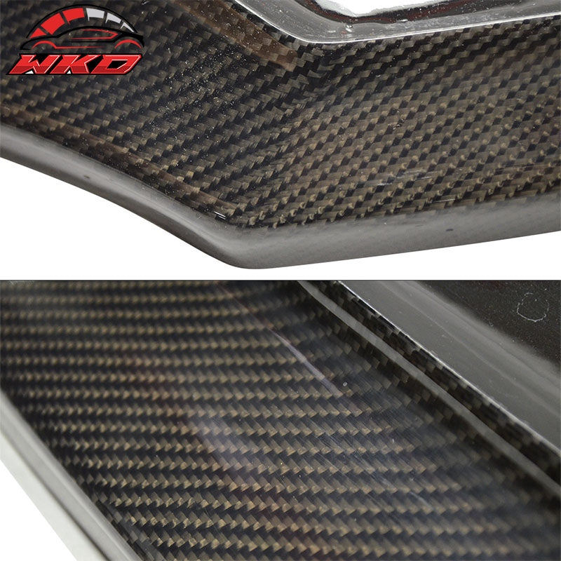 Fits 13-16 Subaru BRZ CS2 Style Front Bumper Lip - Matte Carbon Fiber