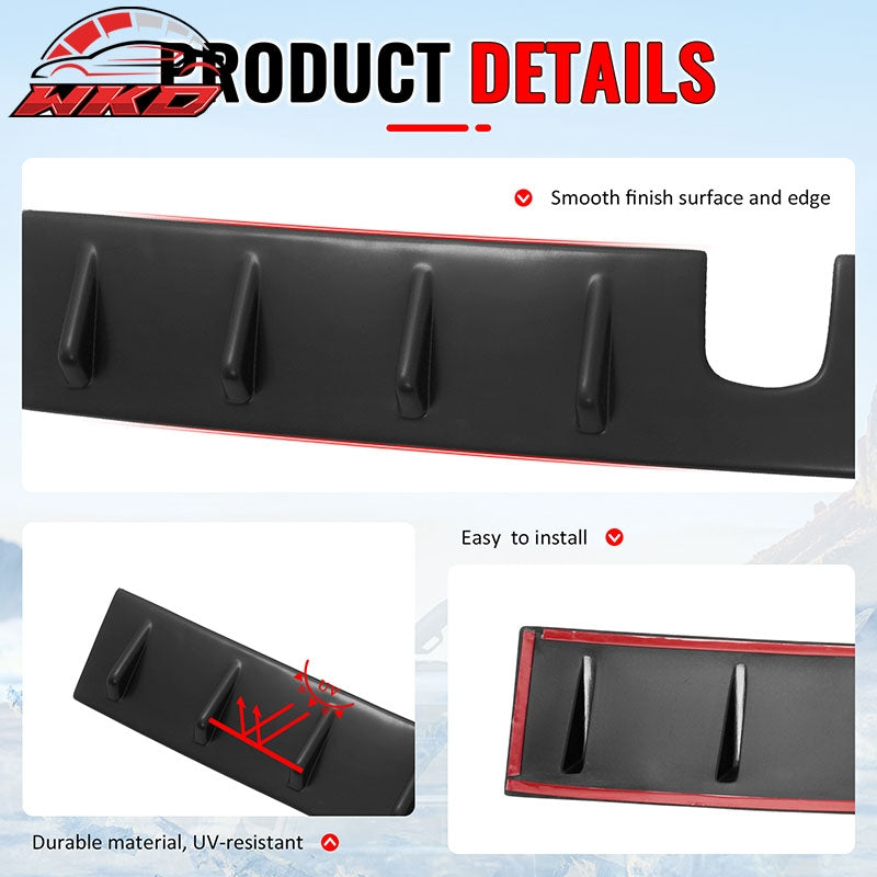 Wholesale For 22-25 Subaru BRZ 22-26 GR86 OE Style Roof Vortex Spoiler Fin Matte Black ABS - Wikond Auto