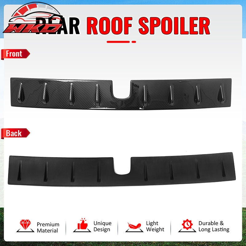 Fits 22-25 Subaru BRZ 22-26 GR86 OE Style Roof Vortex Spoiler Carbon Fiber Print