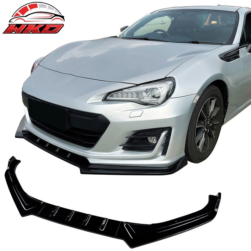 Wholesale 17-20 Subaru BRZ IKON Style Front Bumper Lip Chin Splitter PP Gloss Black - Wikond Auto