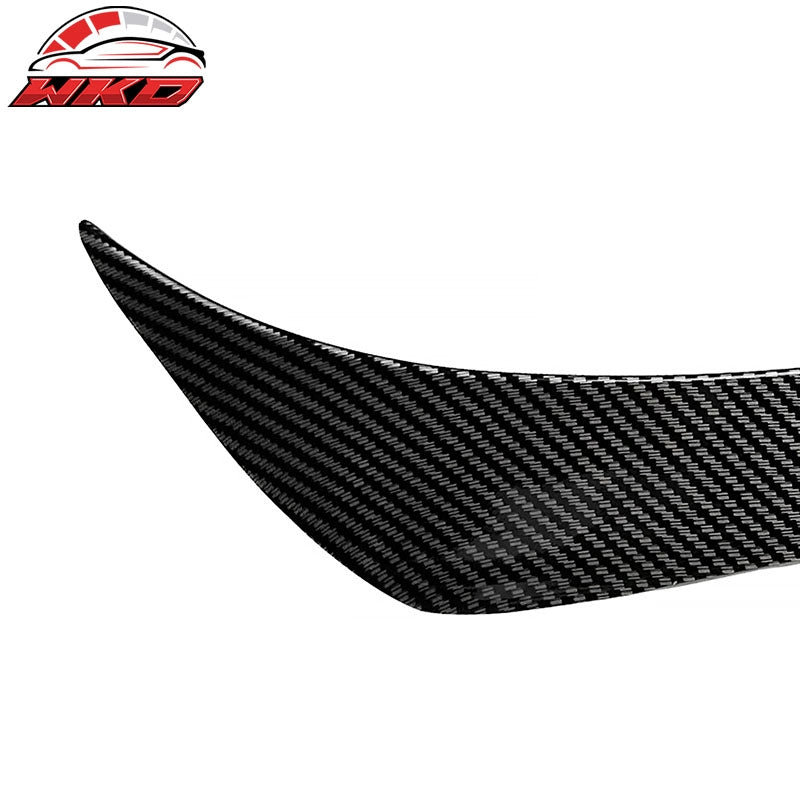 Fits 22-26 Subaru BRZ IKON Front Bumper Side Splitter Canards Carbon Fiber Print