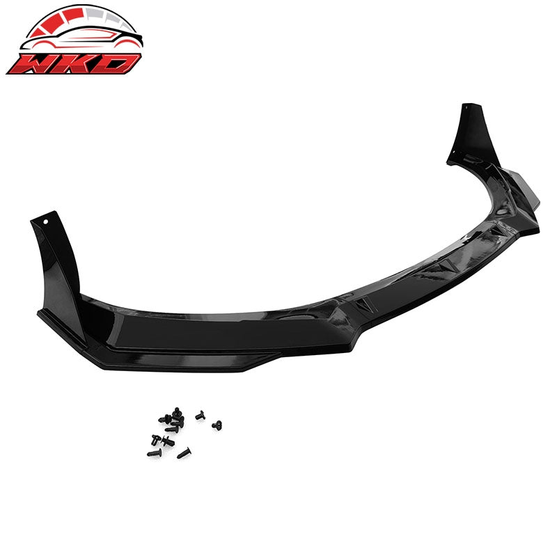 Fits 22-26 Subaru BRZ ZD8 JDM Style 5PCS Front Bumper Lip Winglet PP Gloss Black